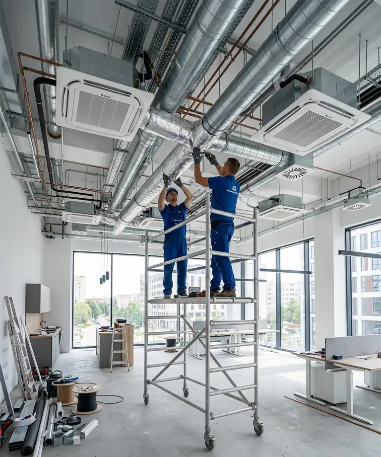 Irodaépület hőszivattyú rendszer megvalósítás